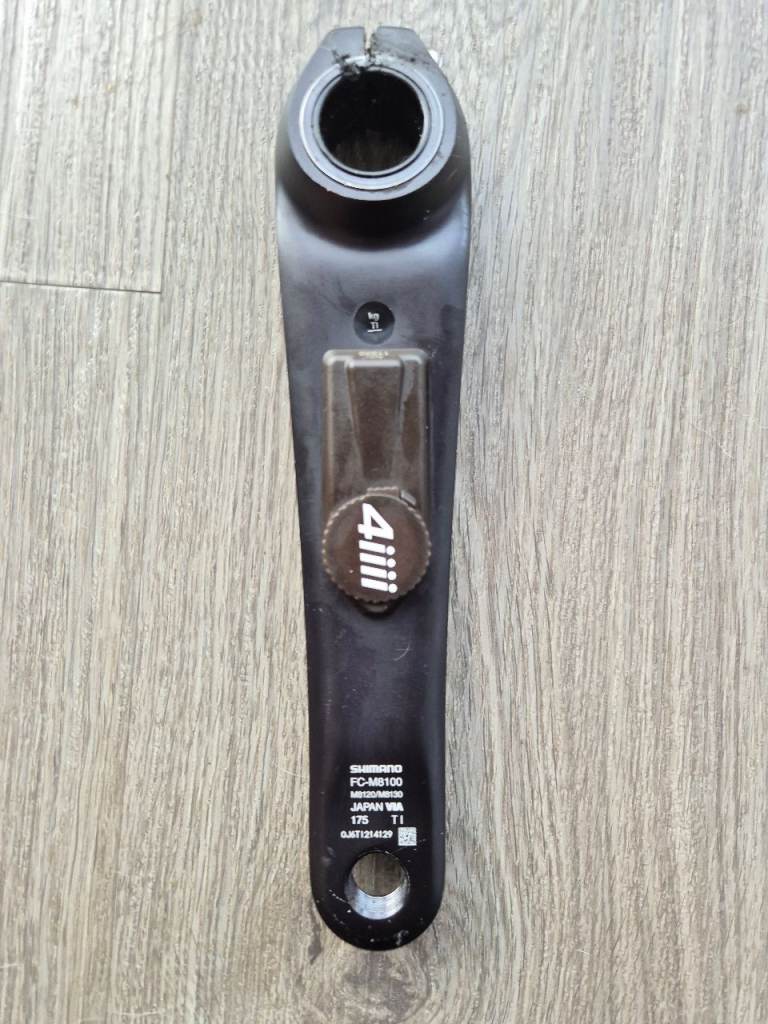 4iiii XT 8100 Precision 3.0 Power Meter 175mm Black