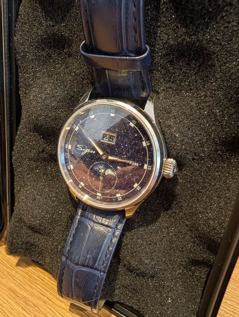 Sugess Moonphase Master Automatic (Aventurine Dial) - Full Set