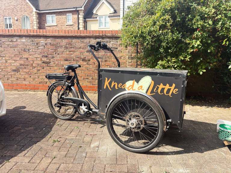 Electric Cargo Bike with Box – Good Condition
