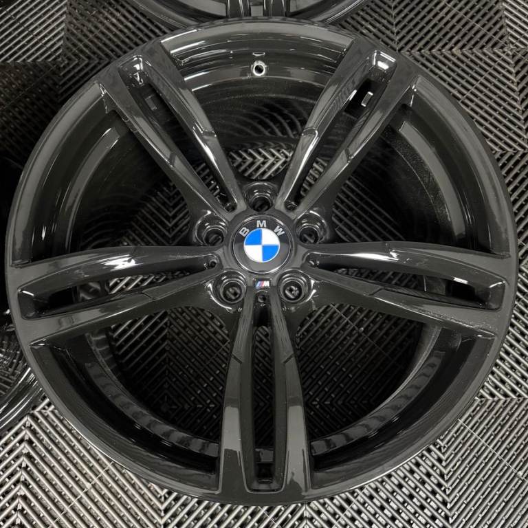 19'' GENUINE BMW M3 M4 437M BLACK ALLOY WHEELS TYRES ALLOYS 