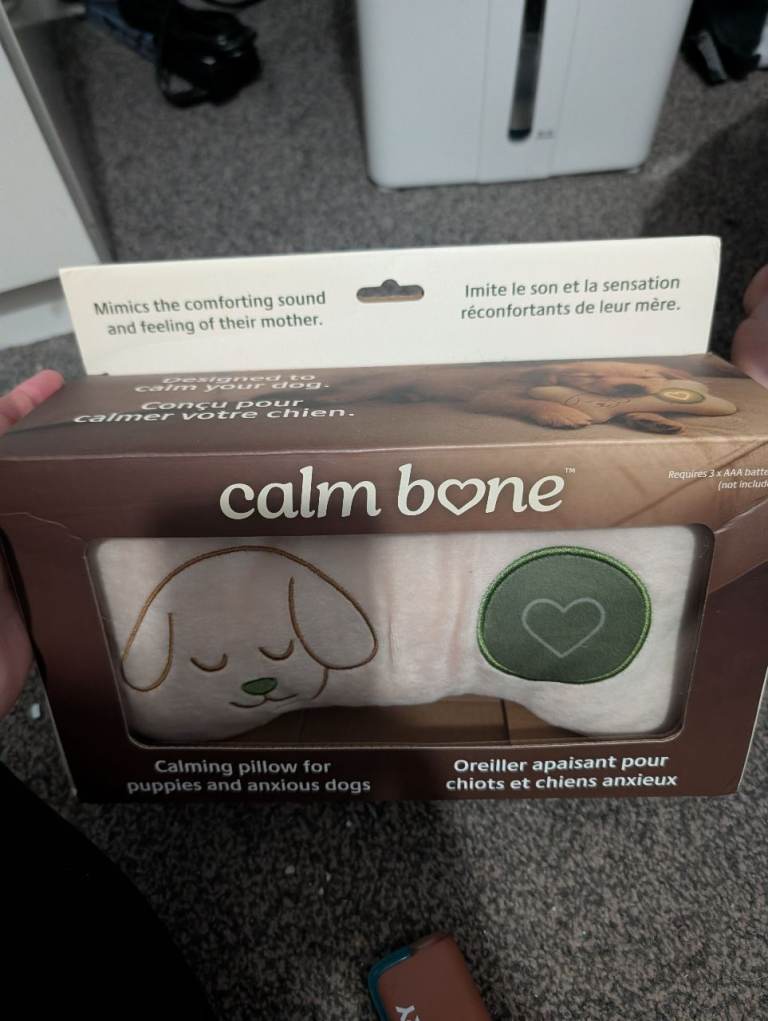 Calm Bone Calming Pillow for Puppies and Anxious Dogs