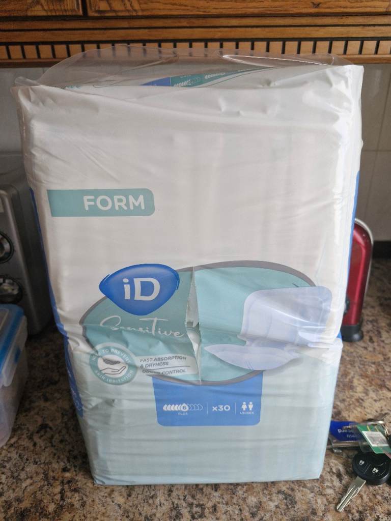 New iD Form Sensitive Incontinence Pads – Pack of 30