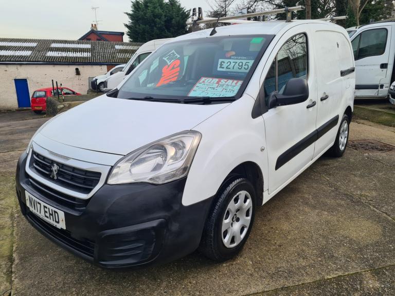 2017 Peugeot Partner 850 1.6 BlueHDi 100 Professional Van [non SS] PANEL VAN Diesel Manual