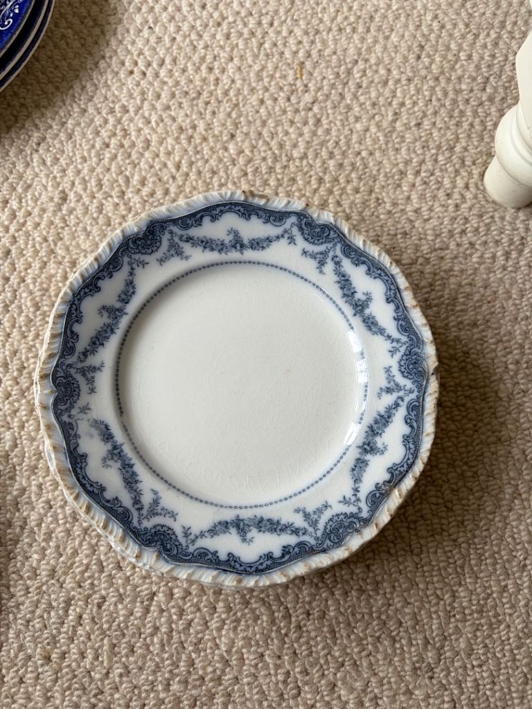 Vintage Royal semi porcelain Chiswick pattern side playes