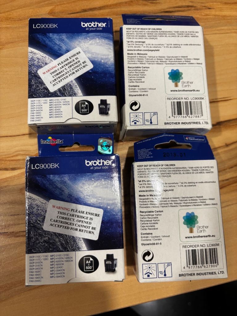 Printer Ink cartridges - Brother LC900 