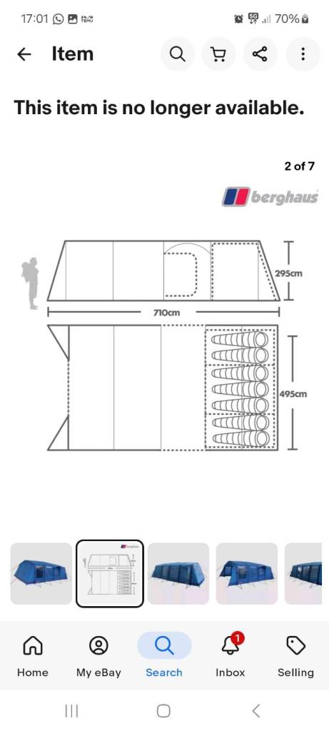 Berghaus 7.1 xl nightfall
