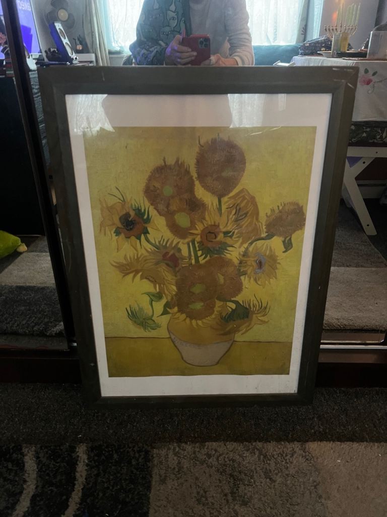 Van Gogh sunflower picture