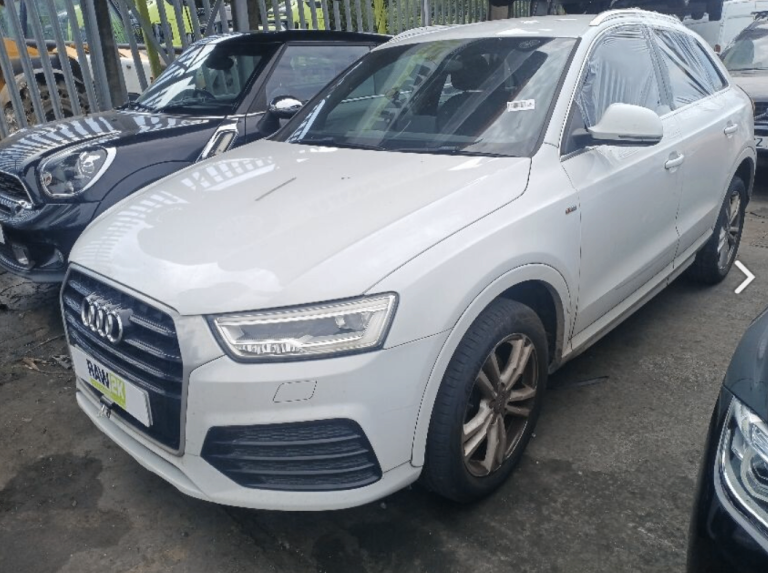 Breaking Audi Q3 S-LINE 2015 5DR 2.0 TDI CUVC 6 Speed QQN White LS9R