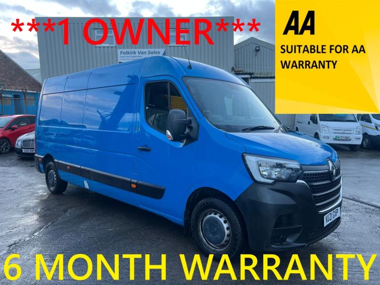 2021 Renault Master LM35 ENERGY dCi 150 Business Medium Roof Van PANEL VAN Diesel Manual