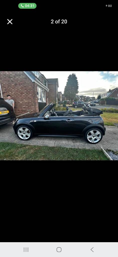 Mini, CONVERTIBLE, Convertible, 2007, Manual, 1598 (cc), 2 doors