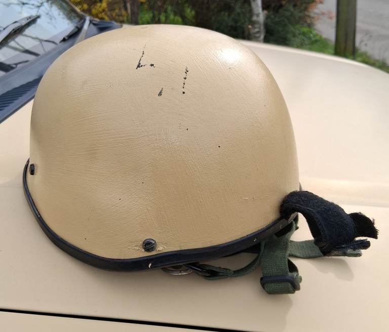 Kevlar army helmet