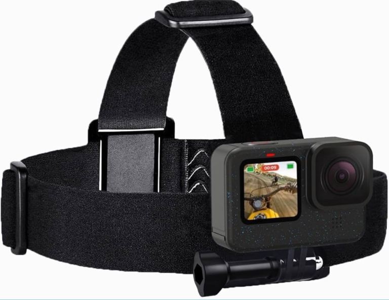 Head Strap Mount for Go Pro Mission Hero Session 3+ 3 Max DJI Osmo Action
