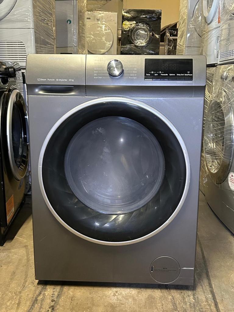 Hisense Washing Machine 10.kg  Grey
