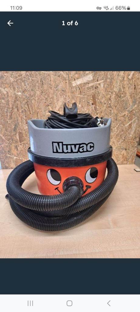 Henry Nuvac Vacuum Cleaner 1600W with New Tubes and Floor Tool