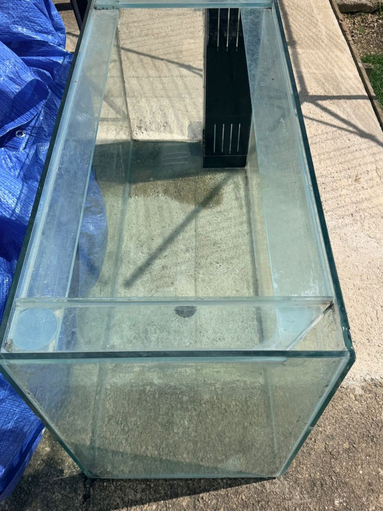 4 foot bare glass tank