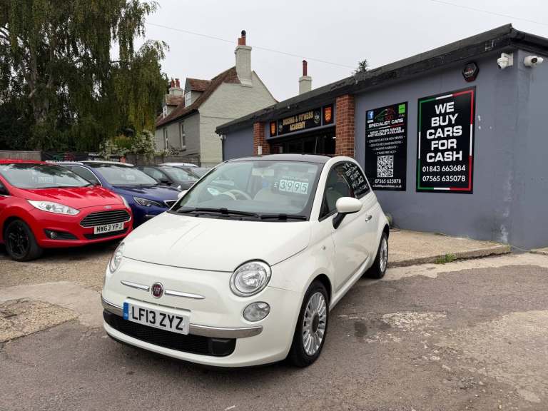 2013 Fiat 500 0.9 TwinAir Lounge 3dr HATCHBACK Petrol Manual