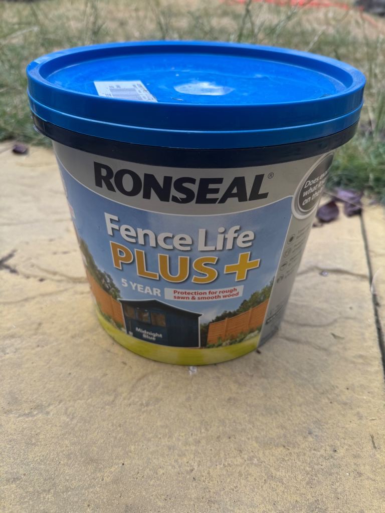RONSEAL Fence Life PLUS+ Midnight Blue 5L Paint