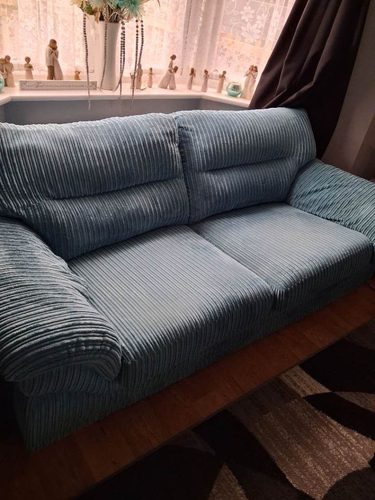Teal 3 seater sofa 