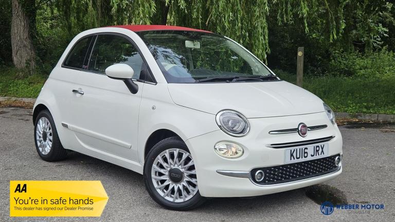 2016 Fiat 500C 0.9 TwinAir Lounge Convertible 2dr Petrol Manual Euro 6 (s/s) (105 ps) Convertible...