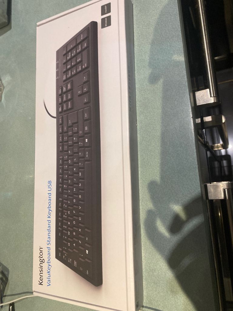 Kensington Value Board Standard USB Keyboard — Brand New Sealed