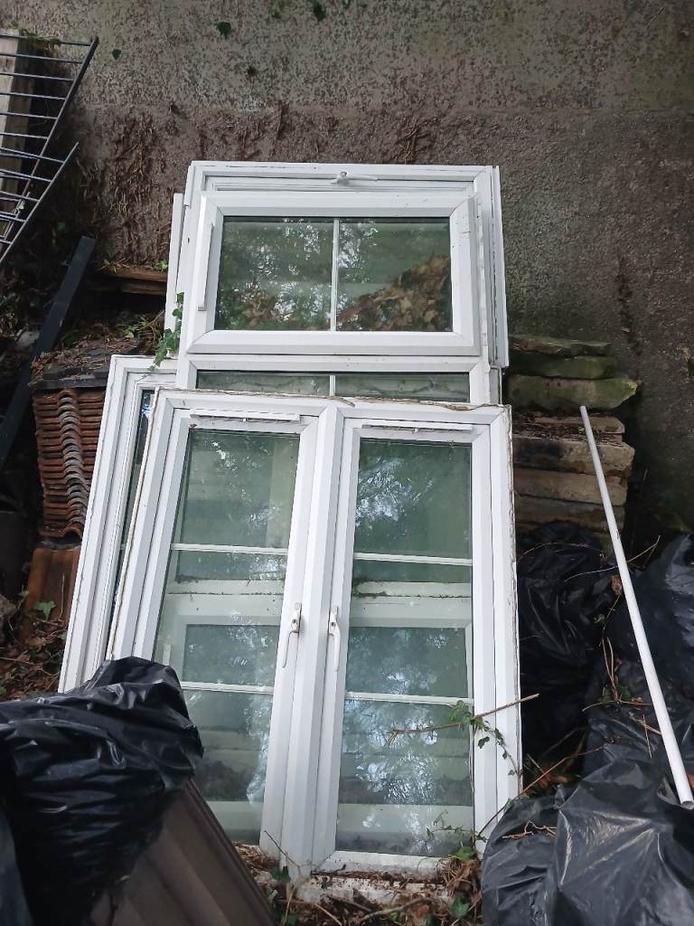 White UPVC windows