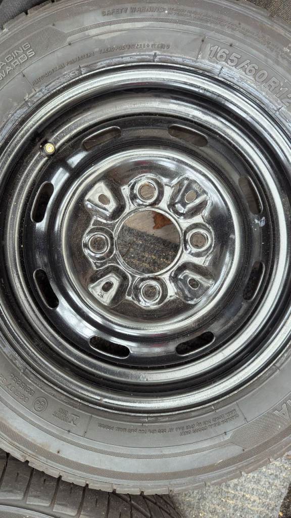 4 X 12" WHEELS 2 WITH YOKOHAMA TYRES TO SUIT CLASSIC MINI
