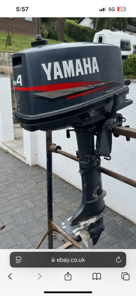 WANTED Yamaha/ mariner 4/5hp 2 stroke