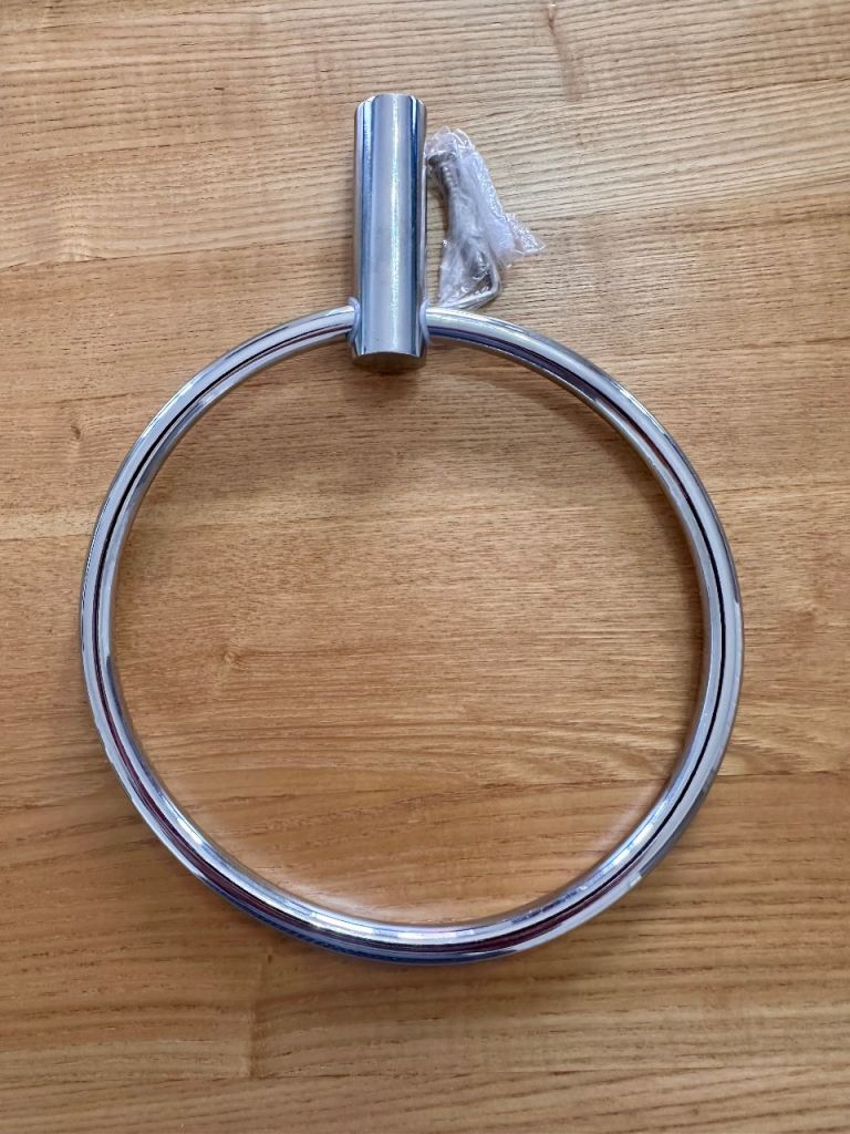 New Chrome Towel Ring for Bathroom