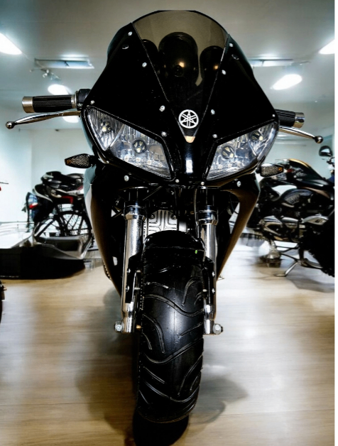  midi moto Yamaha YZF R1 replica black 4 stoke Super Pocket Motorbike 