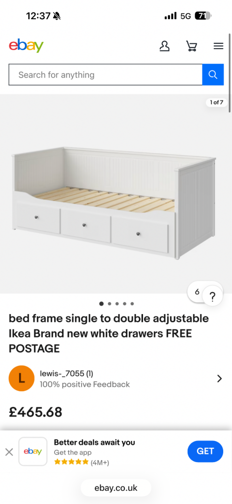IKEA cabin bed 