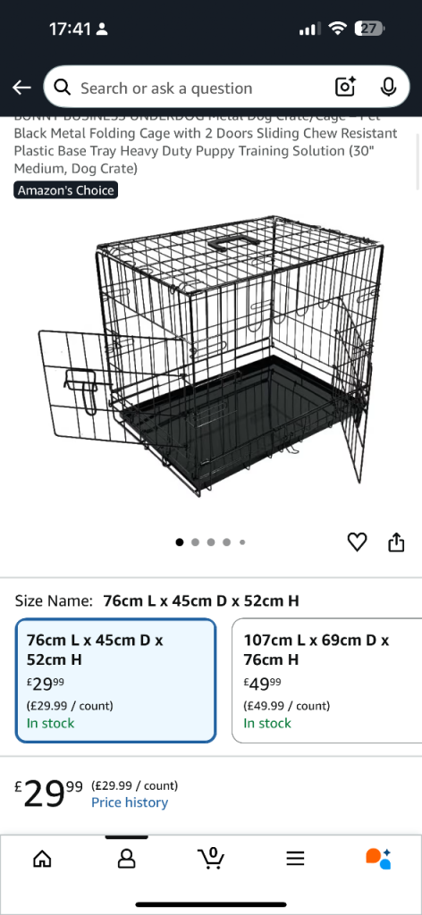 Dog Crate - New