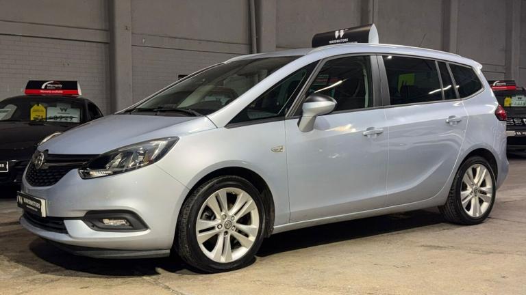 VAUXHALL ZAFIRA TOURER 1.4 i Turbo SRi Nav 7 Seater Silver 5dr 1