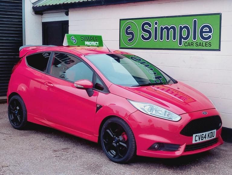 2014 Ford Fiesta 1.6T EcoBoost ST-2 Euro 5 3dr HATCHBACK Petrol Manual