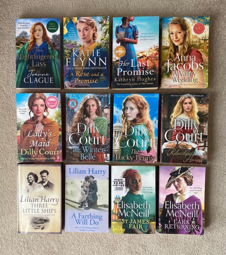 Job Lot of 12 Various Paperback Books by Popular Authors