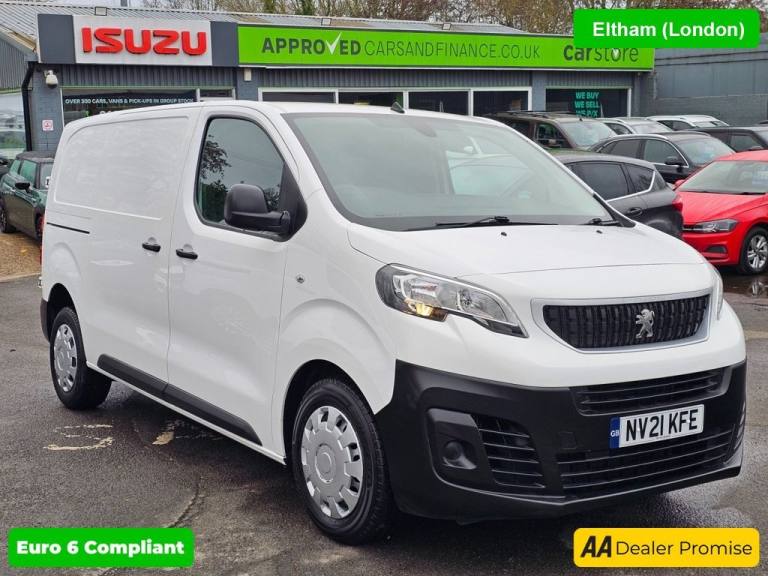 2021 Peugeot Expert White 2.0 BlueHDi Euro 6 panel , 51,200 miles, ULEZ compliant, 6-Speed manu P...