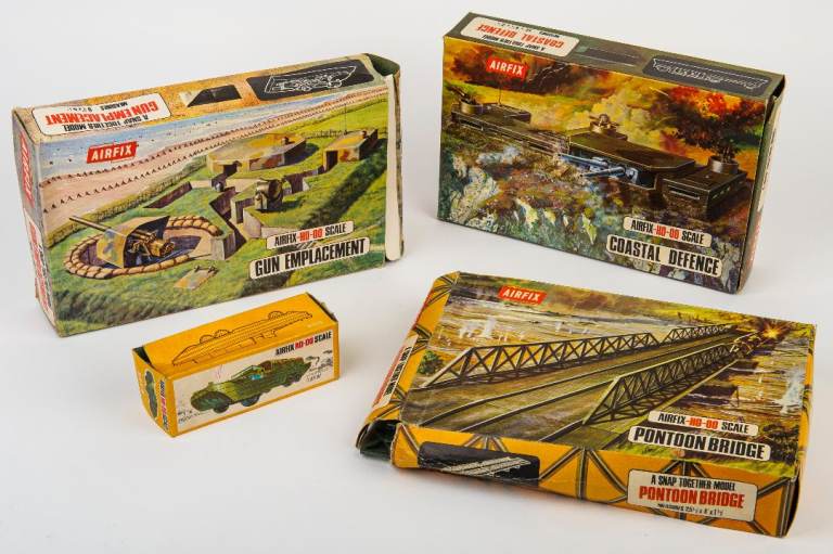 AIRFIX Vintage Military Toy Vehicles and Buildings – Most Boxed and Good Condition