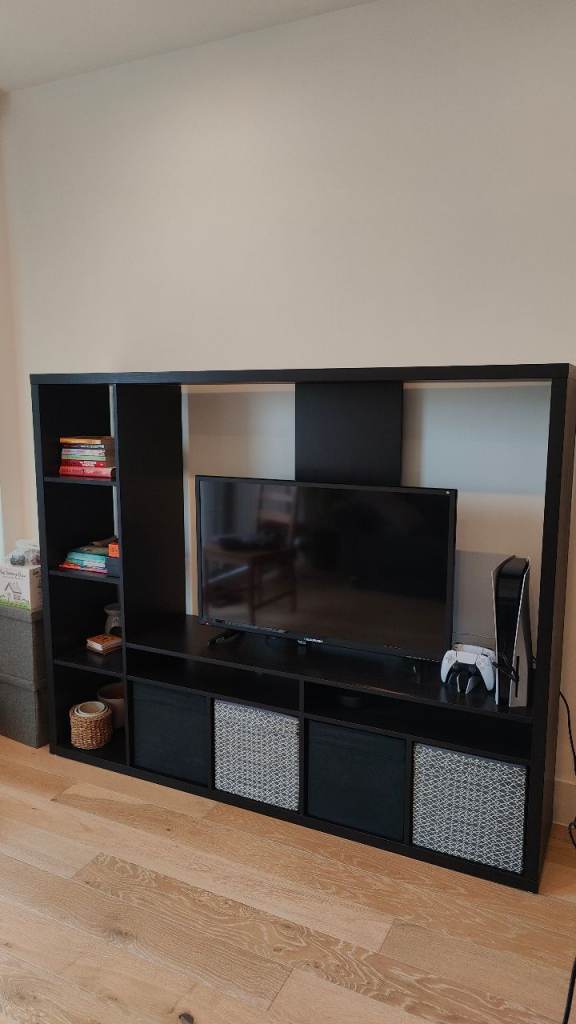 IKEA LAPPLAND TV Storage Unit – Black-Brown