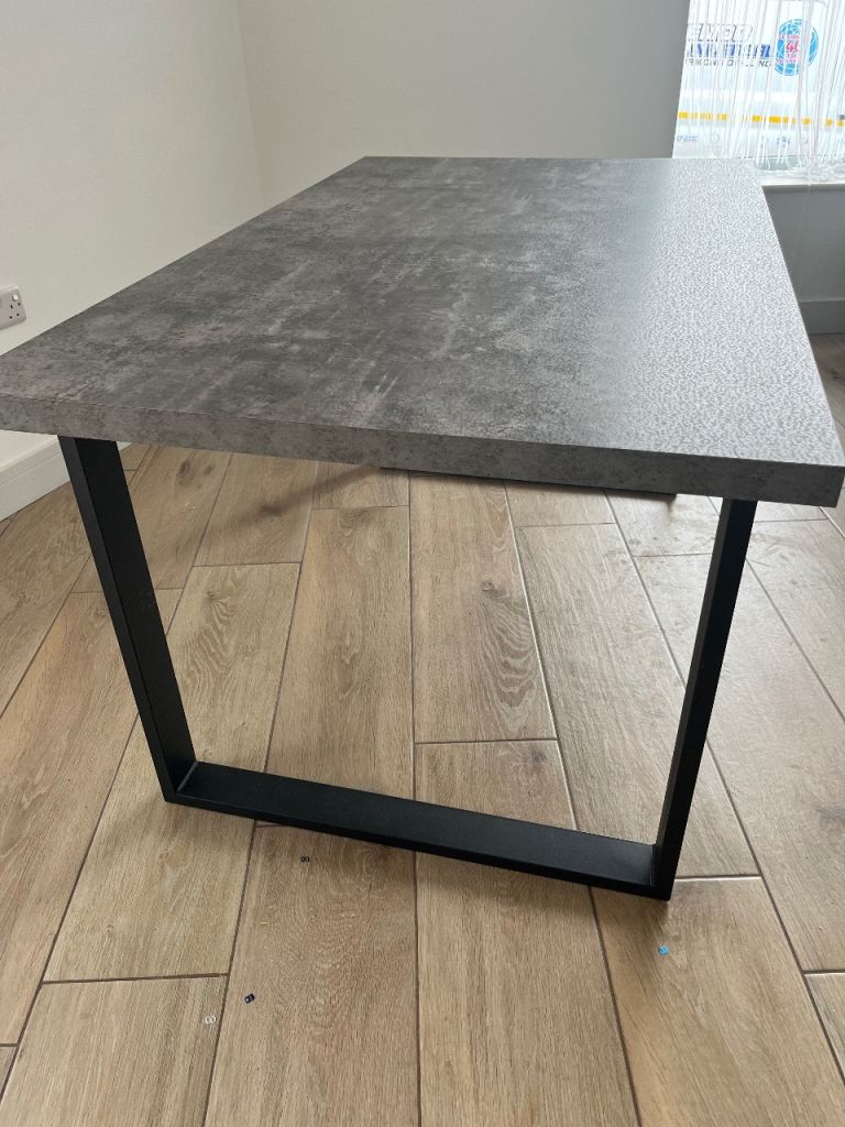 Dining table and benches