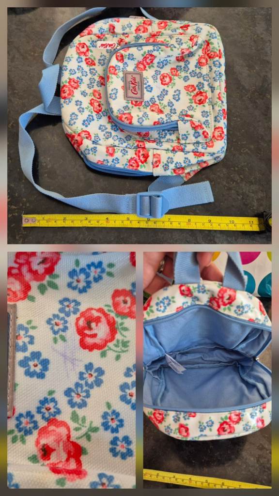 Cath kids flowers childs bag small faint pen mark on front see last pic. Smoke and pet free home