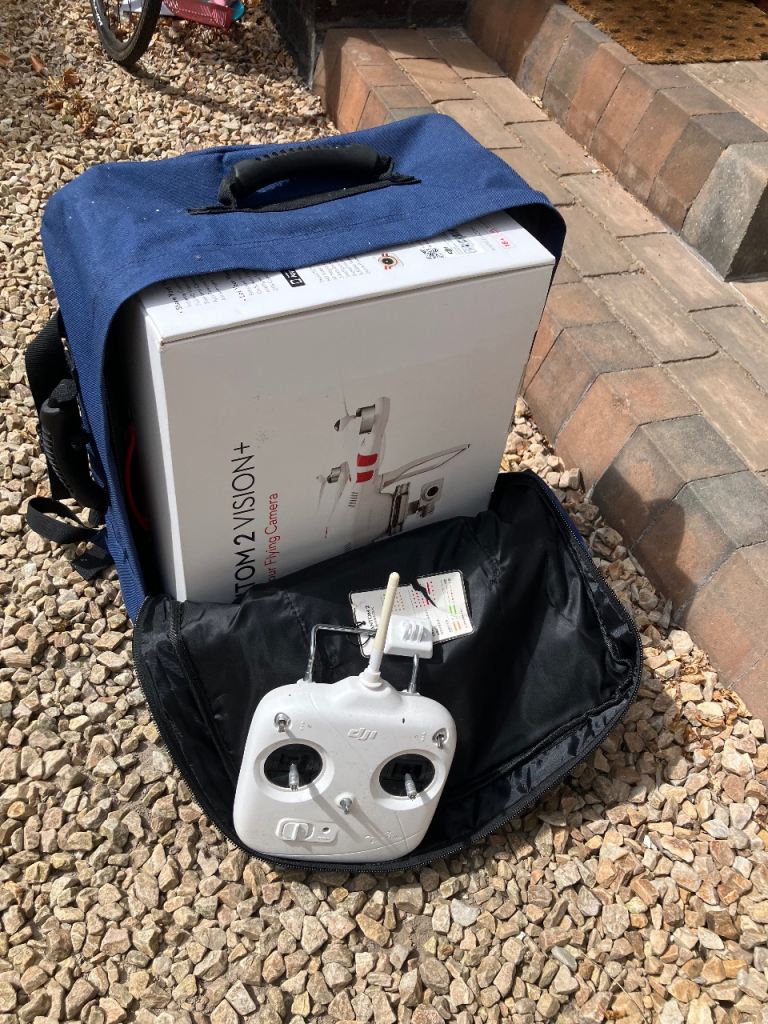 DJI Phantom 2 Vision+ Drone with Controller and Case