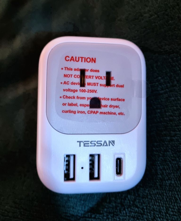 Charger Plug Adapter TESSAN Brand New 