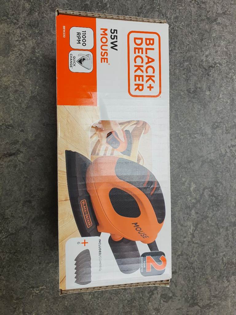  Black & Decker 55W Mouse - BEW230-GB 