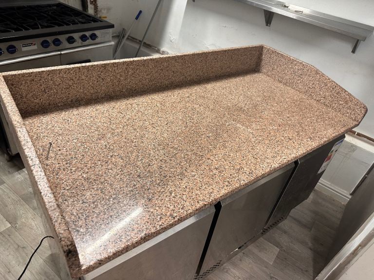 FREE – Commercial 3 Door Pizza Prep Counter with Granite Top – MUST GO TODAY