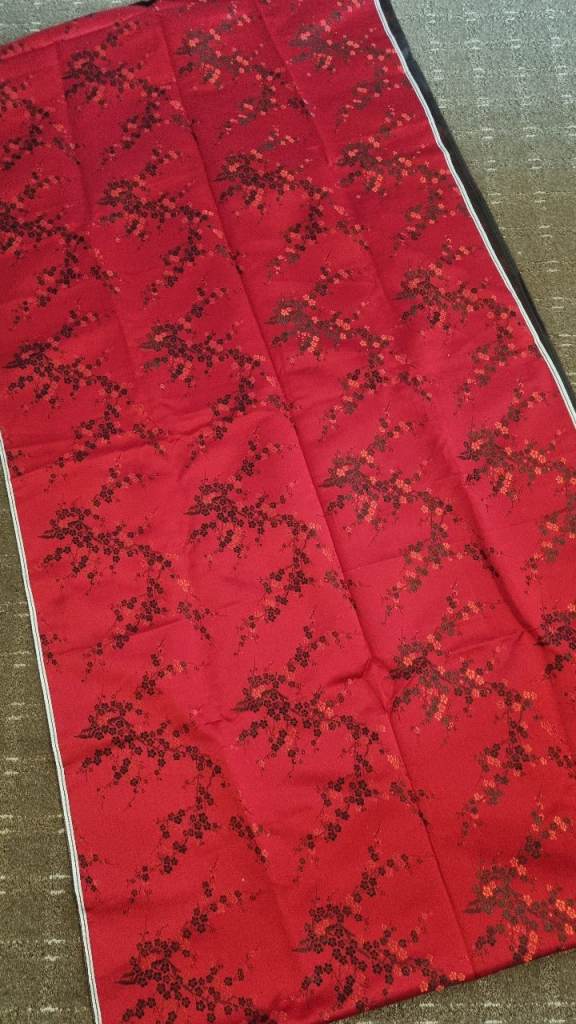 Chinese silk print fabric 