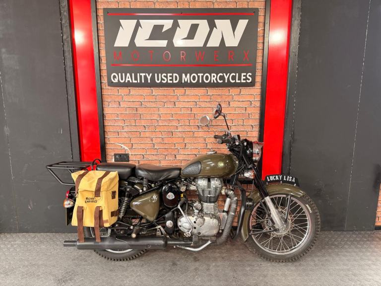 2014 Royal Enfield Bullet 500 classic EFI ARMY REPLICA LUCKY LISA