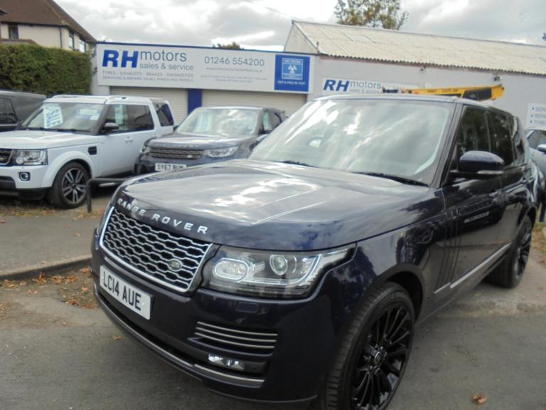 2014 Land Rover Range Rover 3.0 TDV6 Vogue 4dr Auto 22inch black alloys 14REG 2014 Blue ESTATE Di...