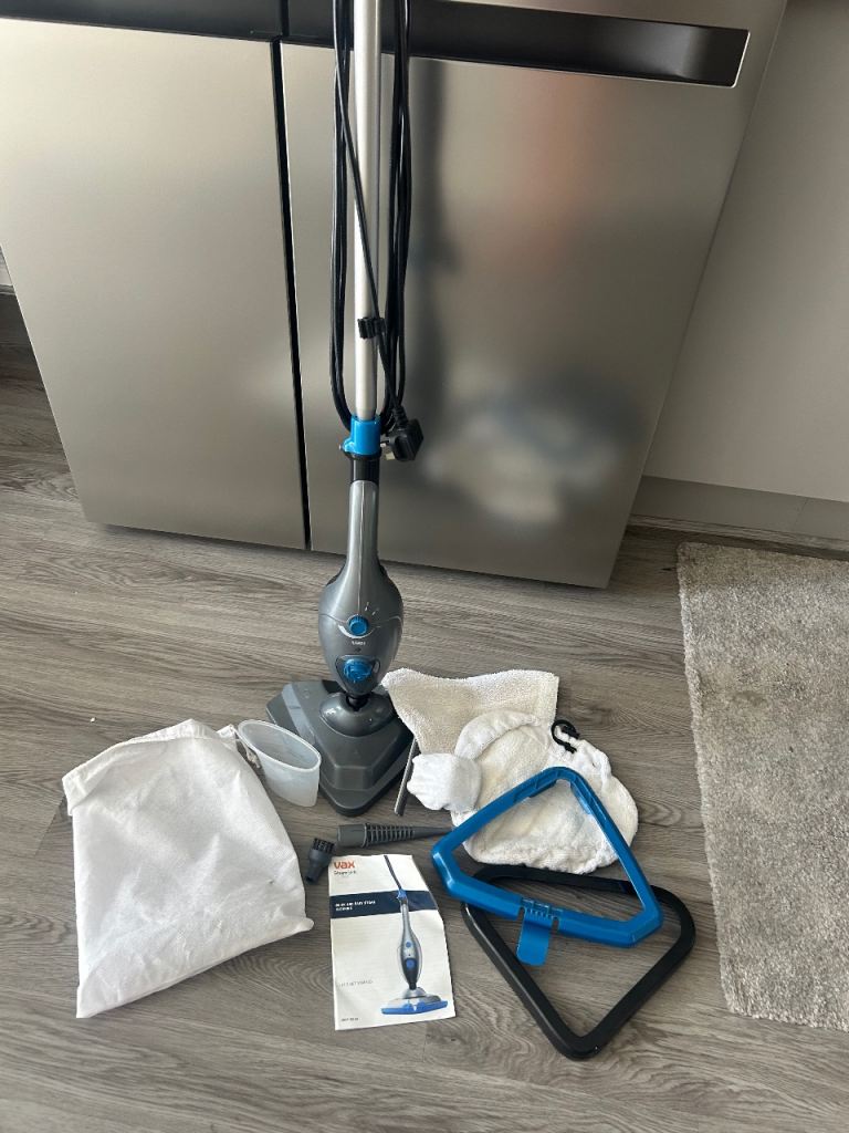 Vax Steamglide Steam Mop and Cleaner - Grey, Good Condition