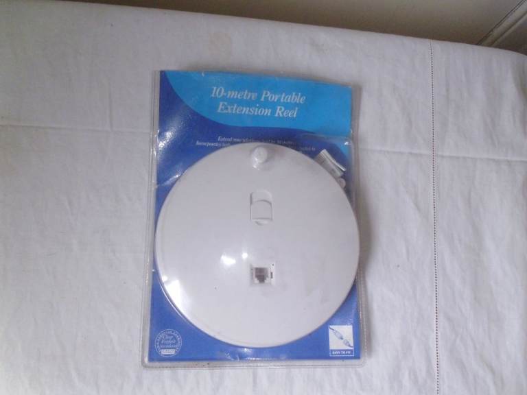 10 METRE PORTABLE TELEPHONE EXTENSION REEL