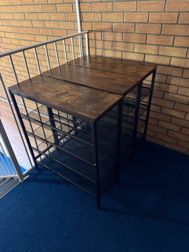 3x 5 Tier Shoe Racks