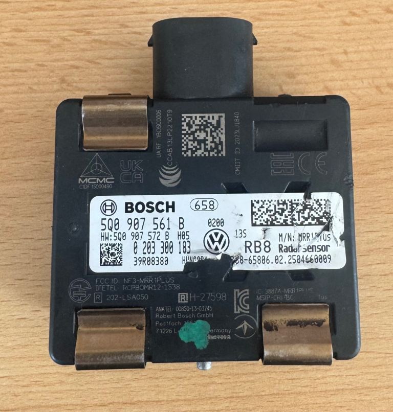 Bosch Radar Control Unit fits Volkswagen Audi and others 5Q0 907 561 B